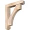 Ekena Millwork Westlake Craftsman Smooth Bracket w/ Offset Brace, Douglas Fir, 5 1/2"W x 26"D x 30"H BKT0604X26X30WTL04SDF - alternate 1
